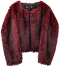 Damen Fleece-Kurzmantel