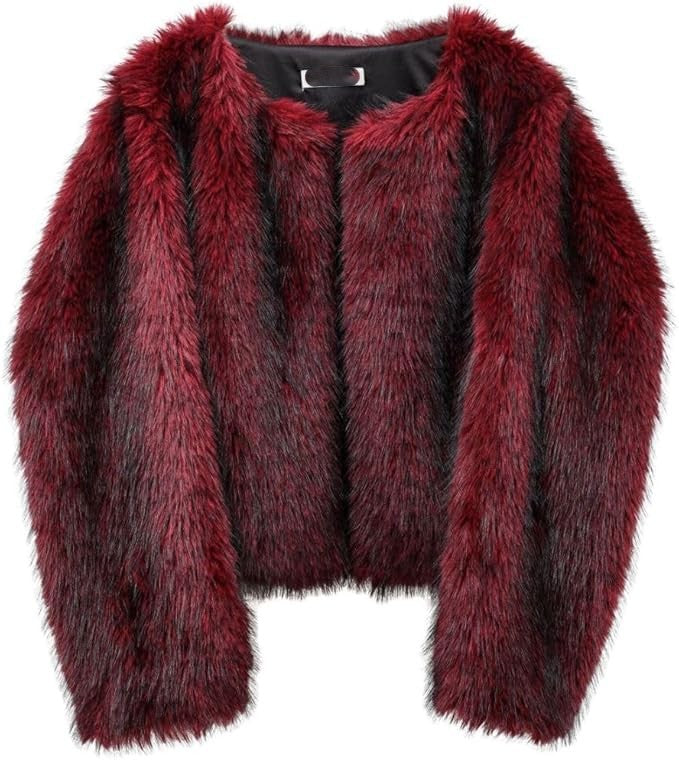 Damen Fleece-Kurzmantel