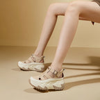 Damen Sportliche Sandalen mit rutschfestem Profil und angepasstem Riemendesign R&B