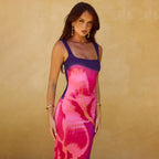 Damen Blumengemustertes Maxikleid R&B