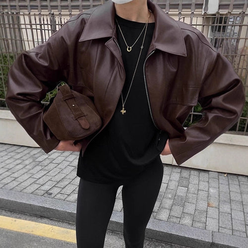 Damen cropped jacke mit robustem Kragen und praktischen Taschen R&B