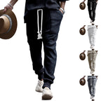 Herren gestricktes Freizeit-set mit elastischem Bund und lässigem Design R&B