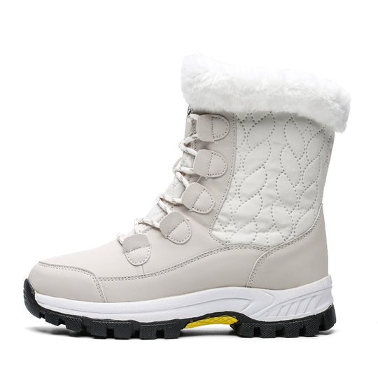 Damen Winterstiefel mit wärmendem Innenfutter und rutschfester Profilsohle R&B
