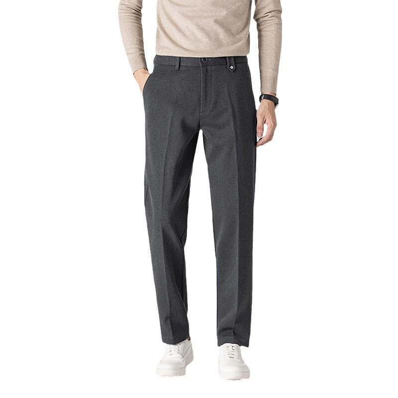 Herren Elegante Freizeithose mit Strukturmuster
