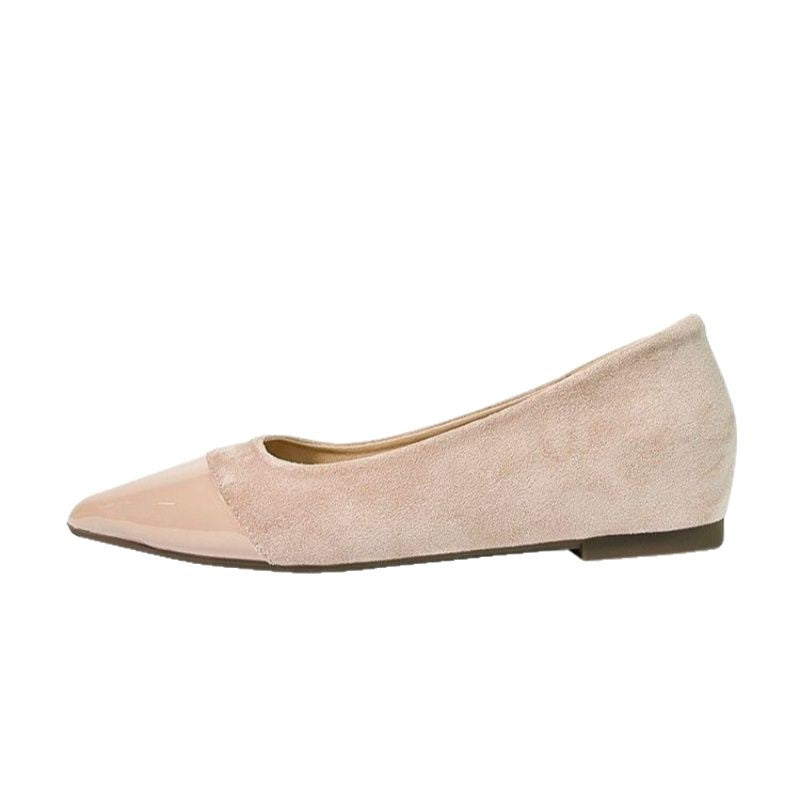 Damen spitze Ballerinas mit elegantem Velvet-Obermaterial R&B