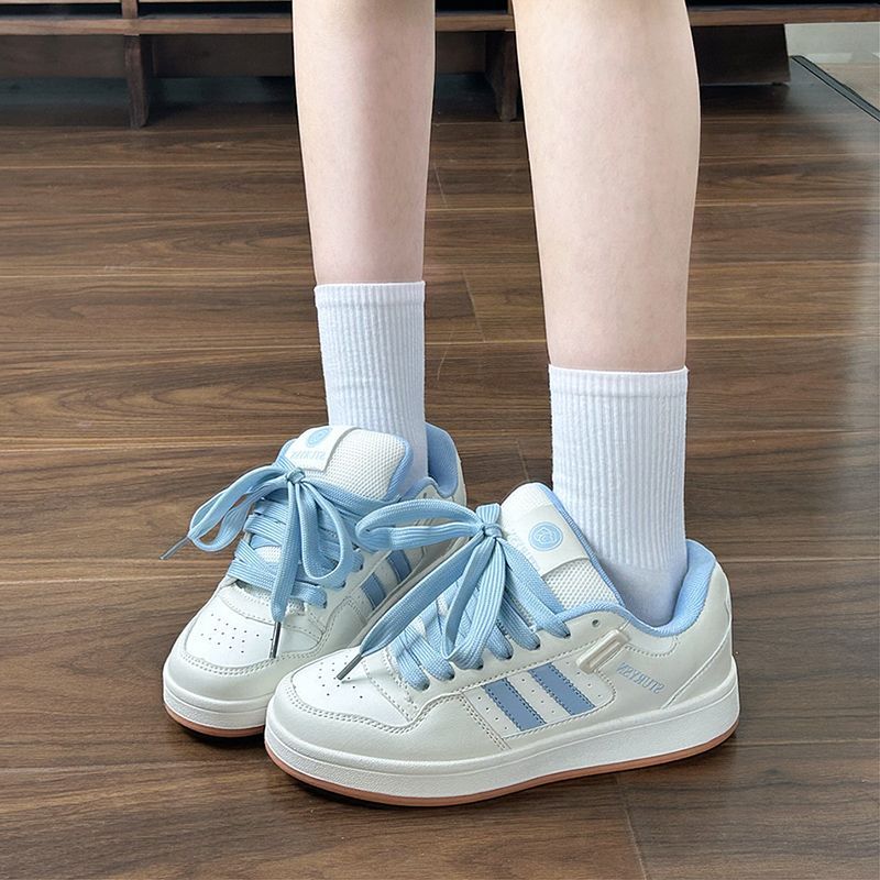 Damen Sportliche Sneakers im Retro-Look mit atmungsaktiver Oberflächenstruktur R&B