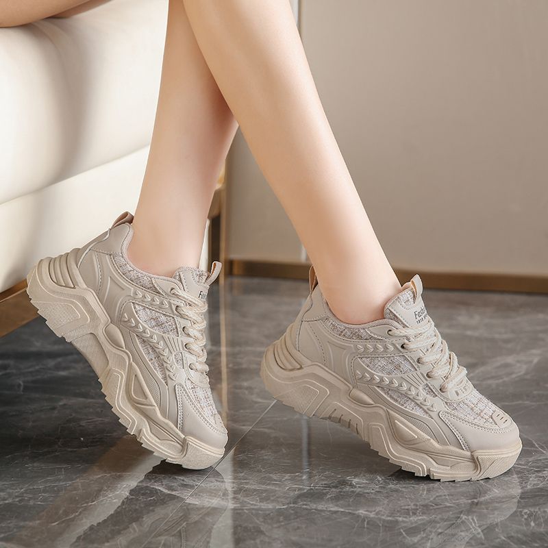 Damen Sportliche High-Top Sneakers mit atmungsaktiver Oberflächenstruktur R&B