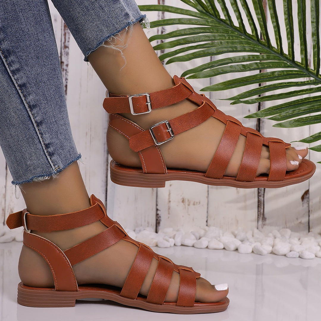 Damen Bequeme und stilvolle Riemen-Sandalen R&B