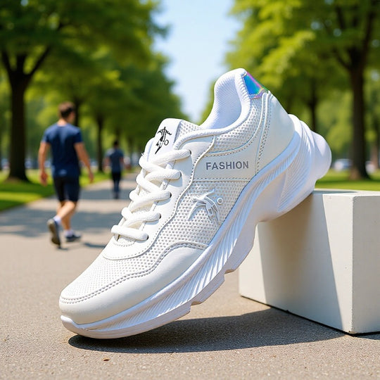 Damen Modische Sneaker mit atmungsaktiver Mesh-Oberfläche und flexibler Sohle R&B