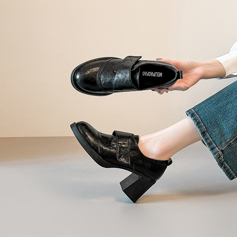 Damen elegante High-Heels mit breitem Komfortriemen