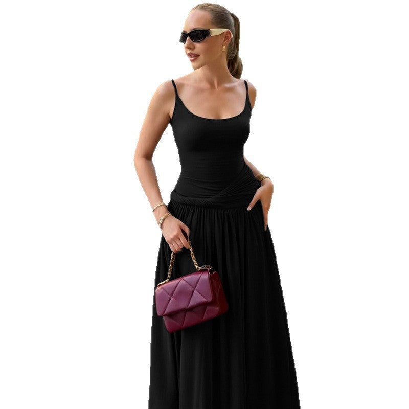 Damen Maxikleid mit einzigartigem Wickeldesign und taillierter Silhouette R&B
