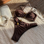 Damen Triangel-Bikini mit stilvollen Schlaufen und sexy Schnitt R&B