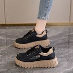 Damen Sneakers mit trendgerechter Plateau-Sohle R&B