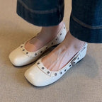 Damen Ballerinas mit elegantem Schnallen-Detail und bequemer Innenpolsterung R&B