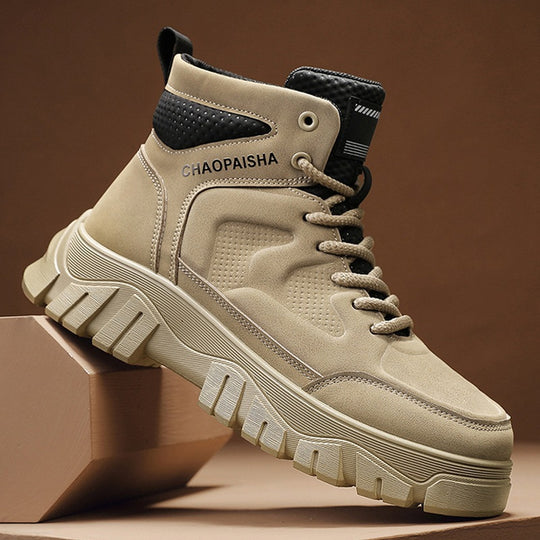 Damen Outdoor High-Top Sneakers mit rutschfester Sohle und atmungsaktivem Obermaterial R&B