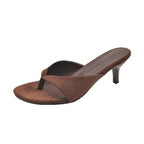 Damen Elegante Absatzsandalen mit klassischem Schnitt und bequemer Passform