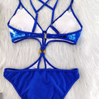 Damen Cut-Out Bikini-Set mit raffinierten Trägerdetails R&B