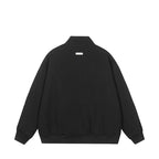 Herren modische Steppjacke mit hohem Kragen und seitlichen Reißverschlusstaschen R&B