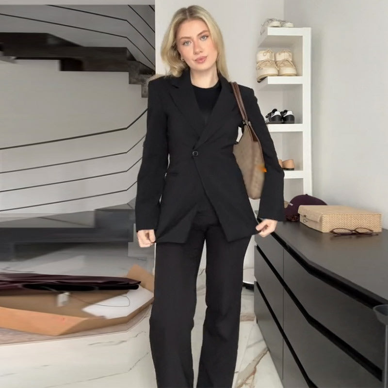 Damen Eleganter Blazer mit tailliertem Schnitt und praktischen Taschen