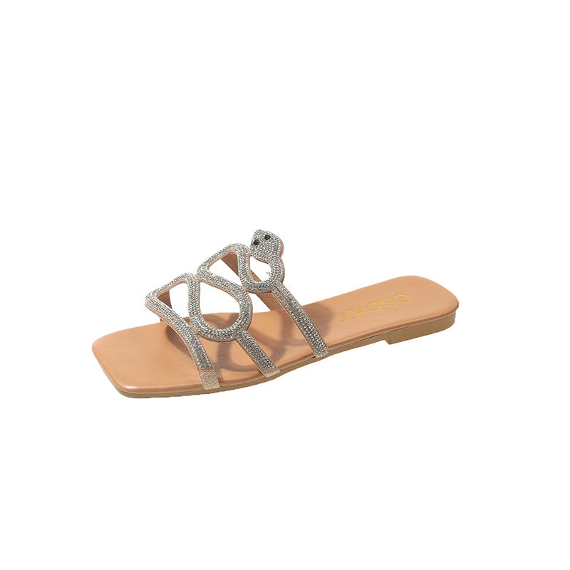 Damen Glitzernde Sandalen R&B