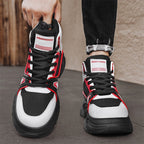 Damen Hohe Sneakers im urbanen Stil mit gepolsterter Sohle und atmungsaktivem Obermaterial R&B