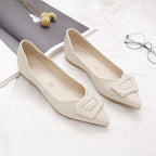 Damen elegante Ballerinas mit modischem Riemendesign und komfortablem Fußbett R&B