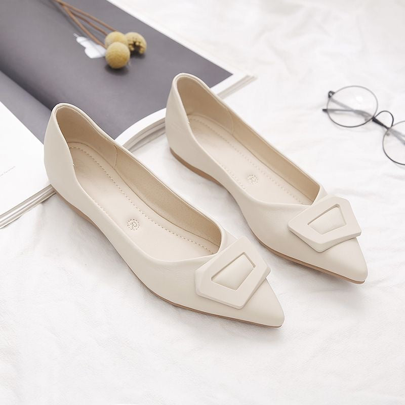 Damen elegante Ballerinas mit modischem Riemendesign und komfortablem Fußbett R&B