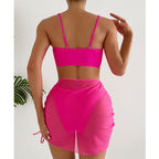 Damen Bikini-Set mit elegantem Bustier und modischem Rock R&B