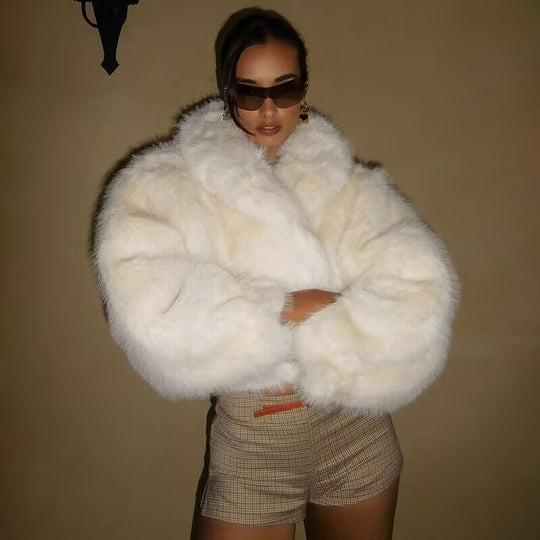 Damen Kunstfelljacke R&B