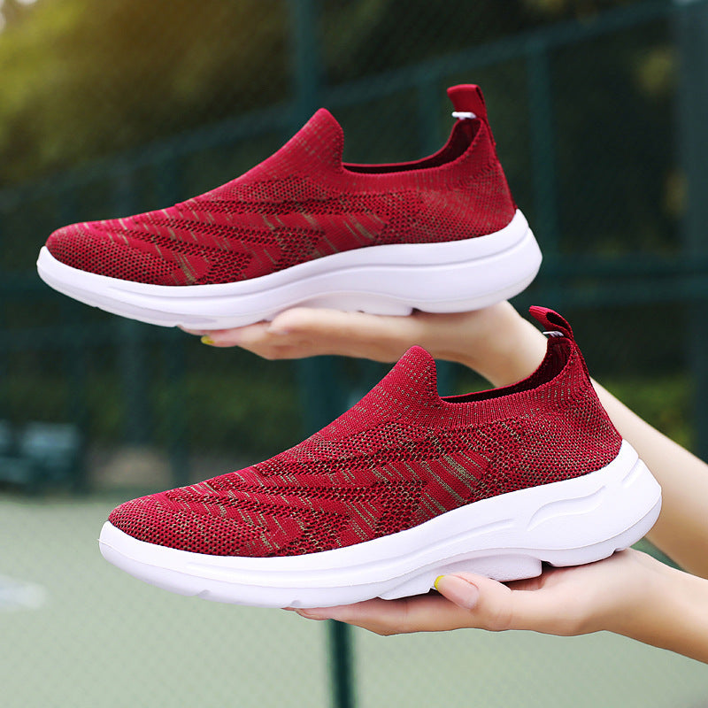 Damen Atmungsaktive Slip-On Sneakers mit rutschfester Sohle und flexiblem Design R&B