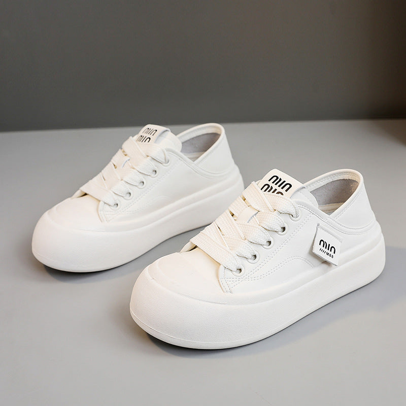 Damen sportliche Sneaker mit moderner Plateau-Sohle R&B