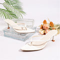 Damen schicke High Heel Flip-Flops R&B