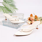 Damen schicke High Heel Flip-Flops R&B
