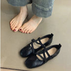 Damen Ballerinas mit R&Brnem Riemchendesign und komfortabler Sohle R&B