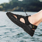 Herren Sportliche Freizeitsandalen mit verstellbarem Riemensystem R&B