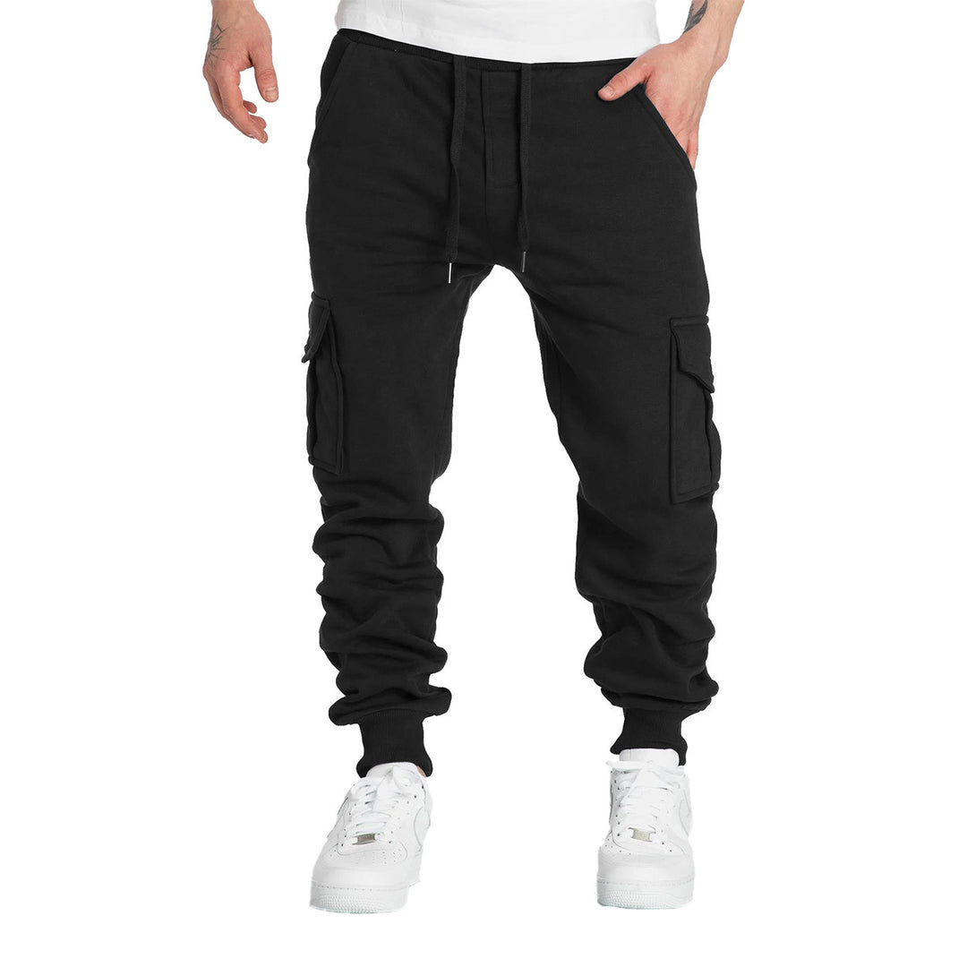 Herren Cargo-Jogginghose mit elastischem Bund und praktischen Seitentaschen R&B