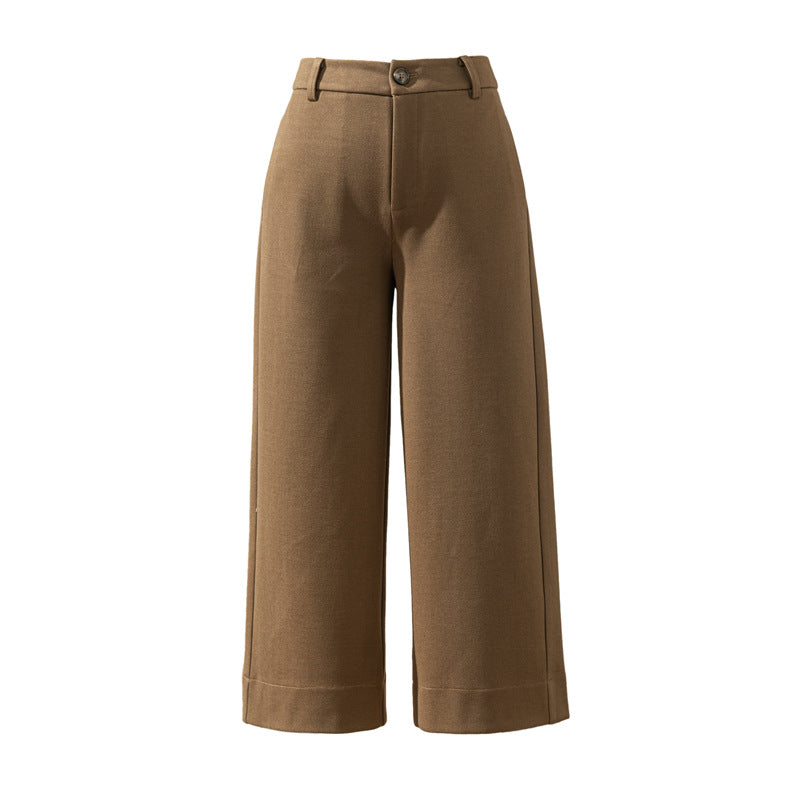 Damen Weite Stoffhose klassisch geschnitten