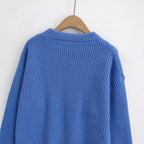 Damen Strickpullover mit aufwendigem Strukturmuster R&B