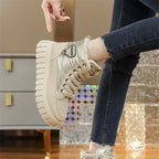 Damen High-Top Sneakers mit weichem Fleece-Futter und rutschfester Sohle R&B