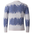 Herren trendiger Pullover mit strukturiertem Farbverlauf R&B