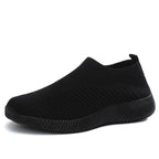 Damen luftige Slip-On Sneakers mit atmungsaktivem Design