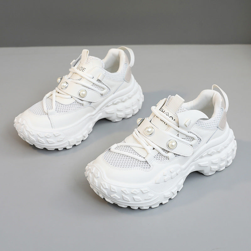 Damen Sportliche Sneakers mit rutschfester Laufsohle und atmungsaktivem Obermaterial R&B