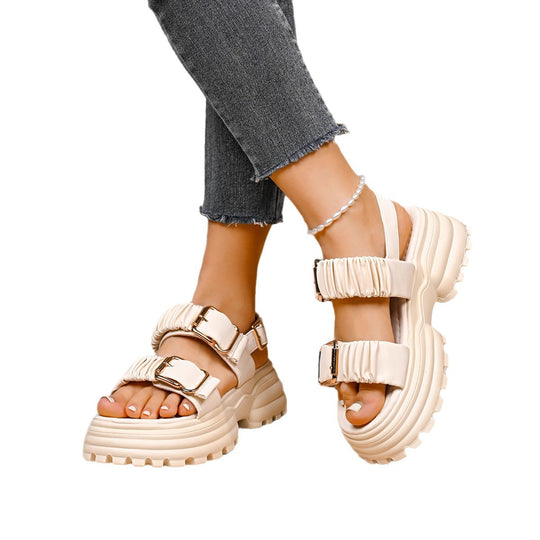 Damen Plateau Sandalen R&B