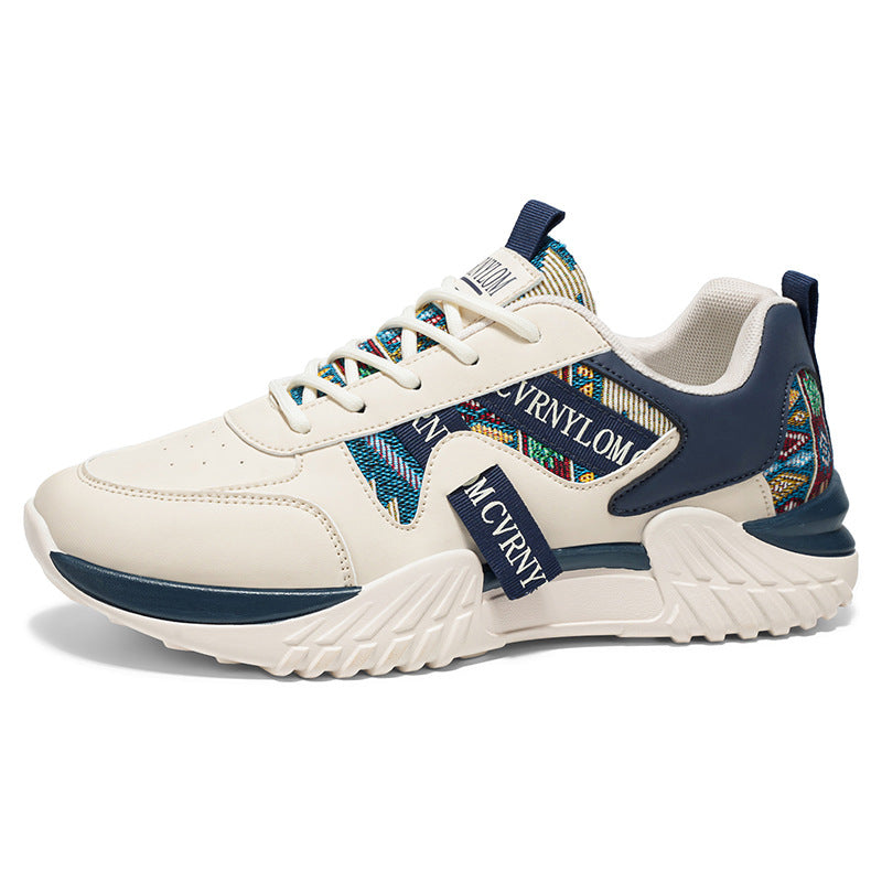 Damen Modische Sneakers mit Ethno-Muster und verstärkter Sohle R&B