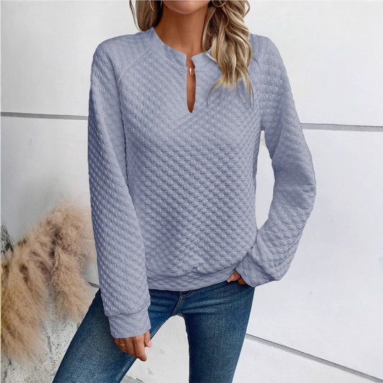 Damen Quilted Pullover R&B