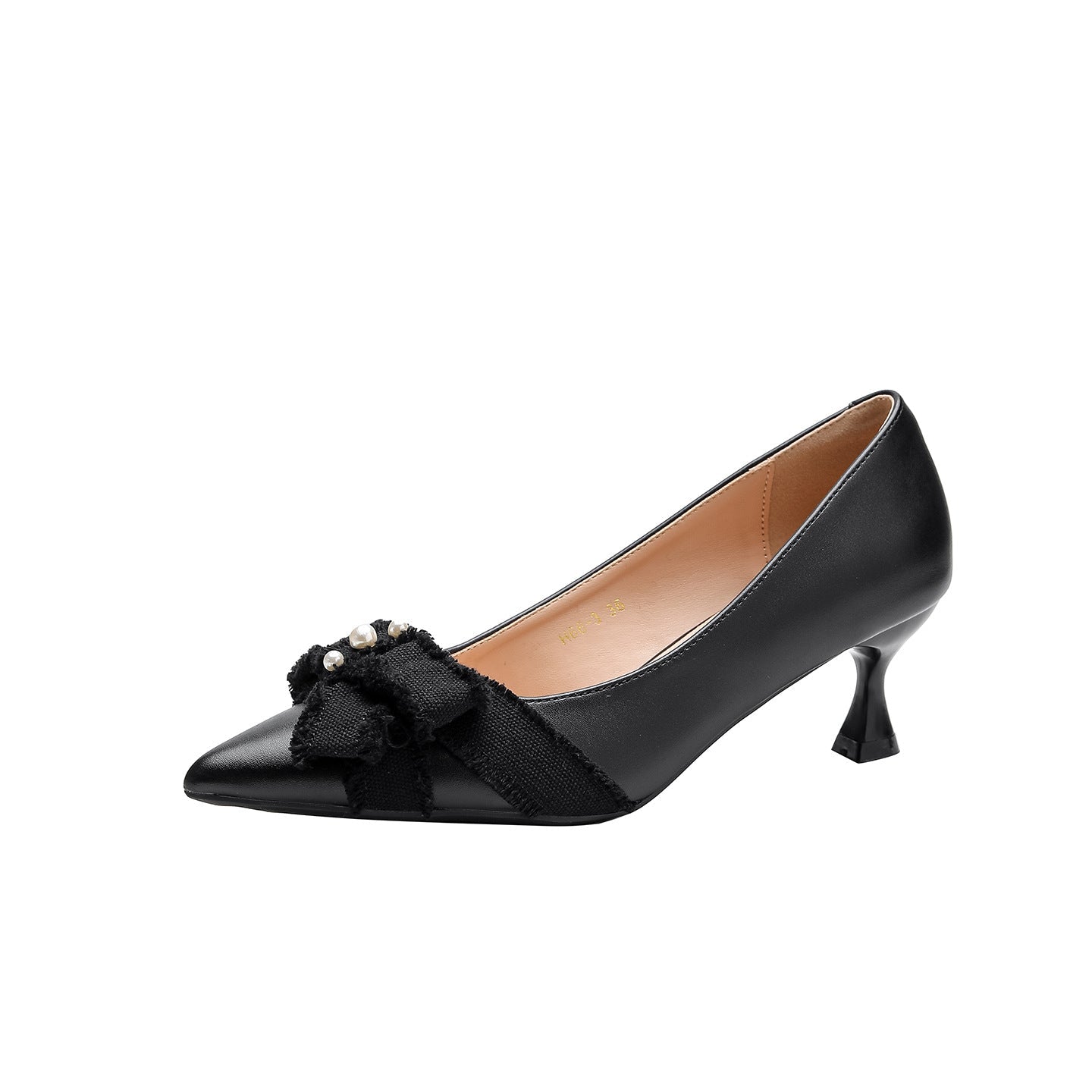 Damen elegante Pumps mit verspieltem Schleifendetail