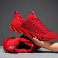 Damen Sportliche Lauf-Sneakers mit atmungsaktiver Struktur und dämpfender Sohle R&B