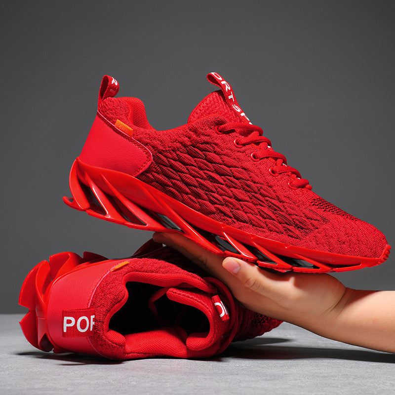 Damen Sportliche Lauf-Sneakers mit atmungsaktiver Struktur und dämpfender Sohle R&B