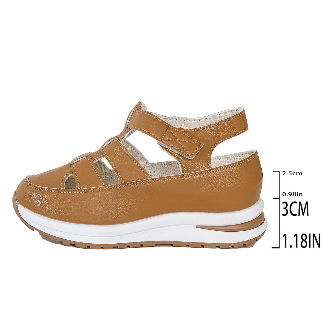 Damen Sportliche Keilsandalen mit atmungsaktiver Konstruktion und rutschfester Sohle R&B