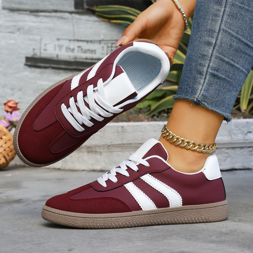 Damen Sportschuhe mit eleganter Retro-Ästhetik und bequemer Laufsohle R&B